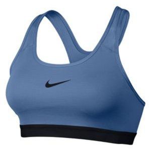 Nike Blue Classic Padded Dri-FIT Sports Bra